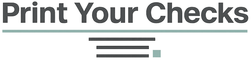 Print Your Checks Logo